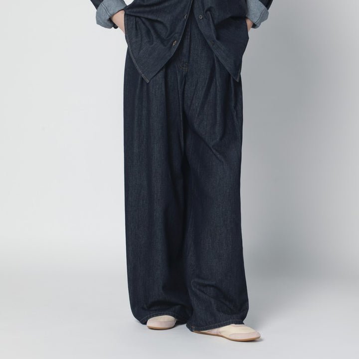 Dries Van Noten Pants - Blue | 97f83129792c0bbe92626b24541efa10e7fbfa22