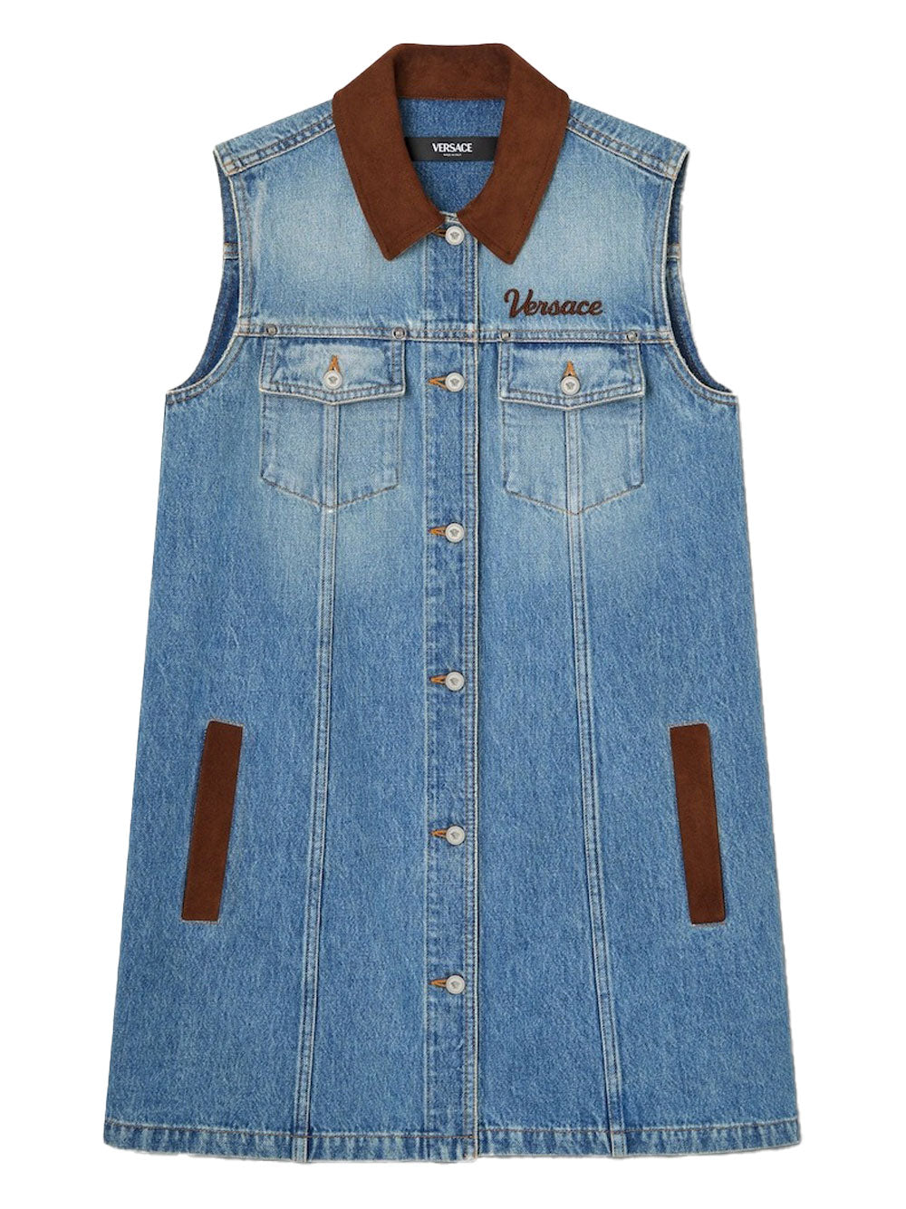 Versace Mini dresses - Blue | 55bf7aca062bdc36ecc06b0f0410d790e48868d0