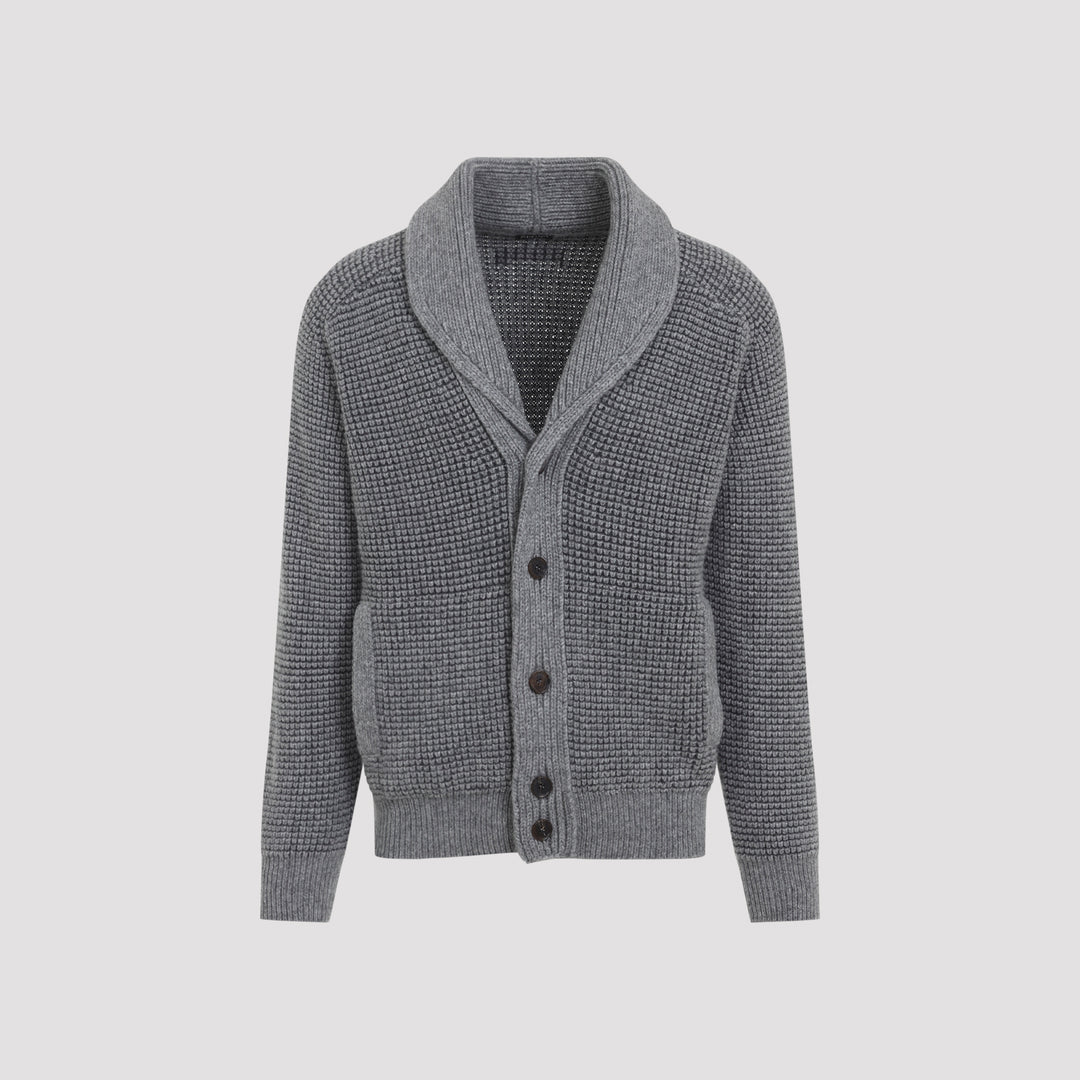 Zegna Cardigan - Grey | cda8d02652788e7c37c5463d48eb6c76eec69c95