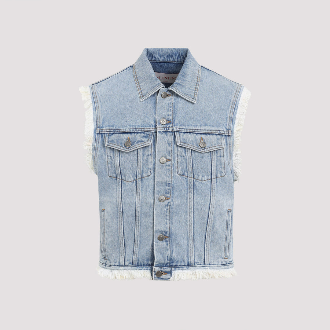 Valentino Waistcoat & gilet - Blue | e13b5c2eadebc79e2e65992d0991311f5dd82df0