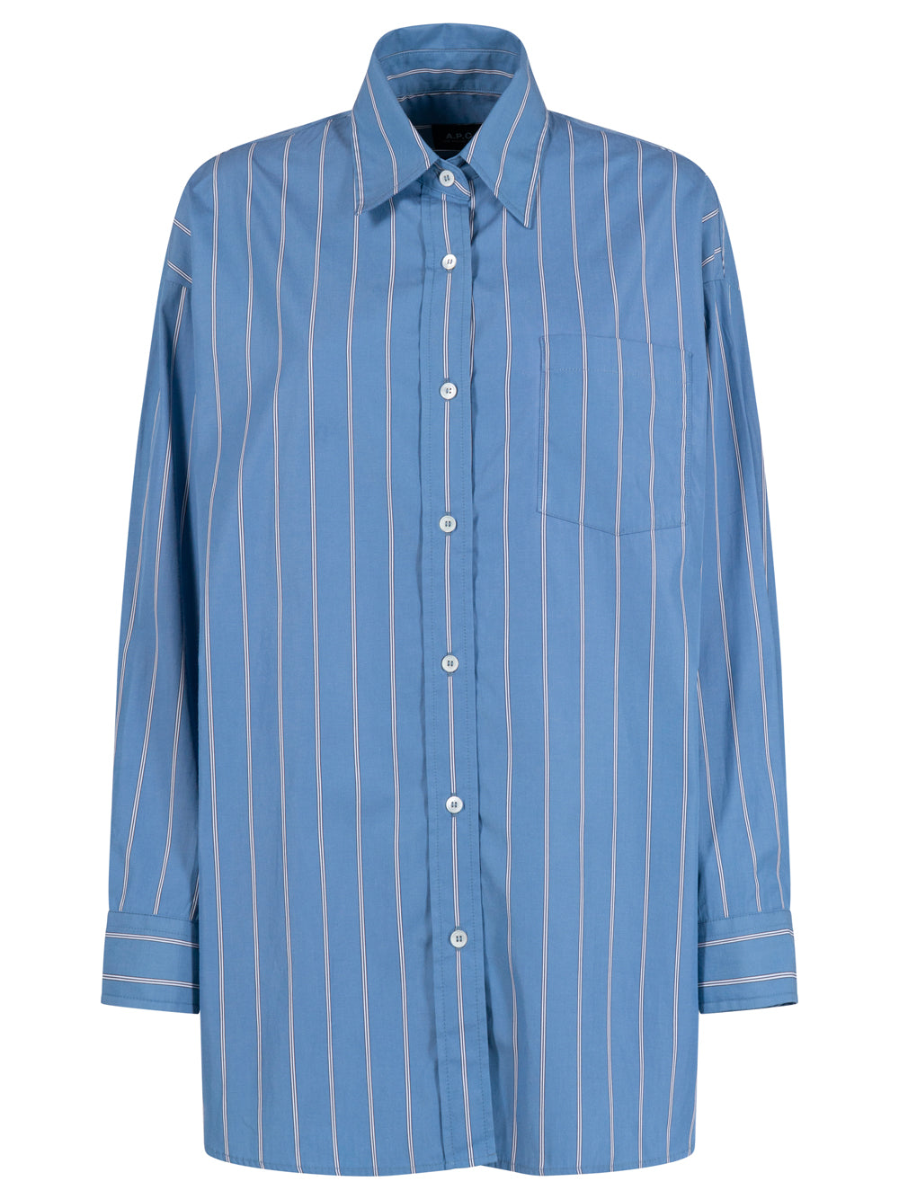 A.P.C. Striped - Blue | 28101c5d893c64fe17659782f5f32678dc5cc7d0
