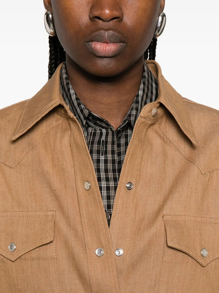 A.P.C. Denim&leather - Brown | 4689ea3755cacc4bc17f8f10b22e30926f10b1fa