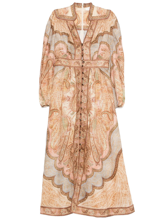 Wanderlust Plunge Midi Dress
