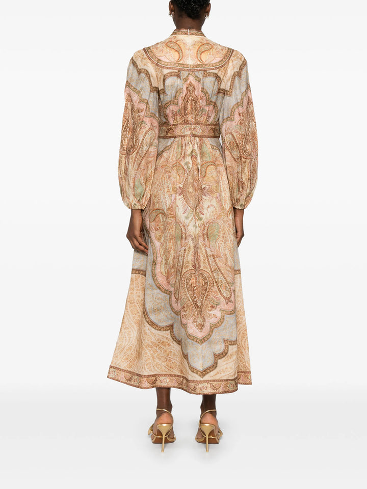 Zimmermann Midi dresses - Nude & Neutrals | b8dba113a775336112f674639eb52e9ff6400829
