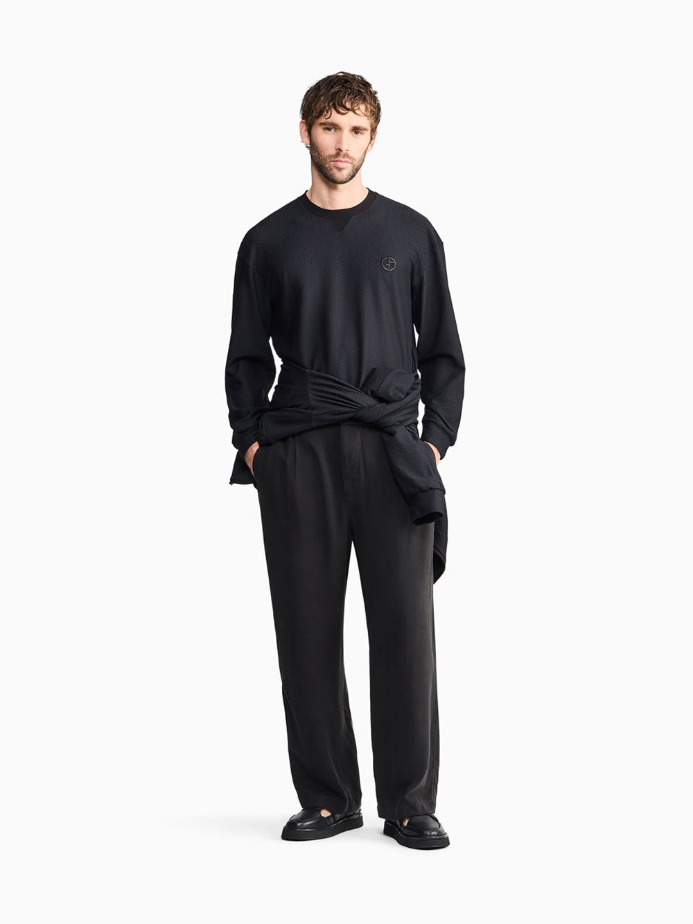 Giorgio Armani Round neck - Black | ac7a1102f4128b626e05e73e3d81ef9377f84281