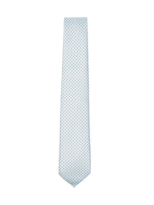 Geometric Pattern Silk Tie