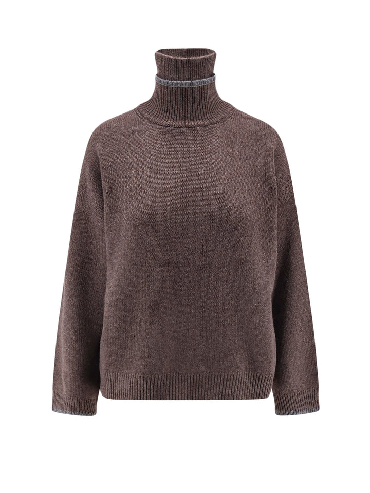 Brunello Cucinelli Sweaters - MORO+PANAMA+PIOMBO | 88945166981a7d359f073963186ee5064b06903e