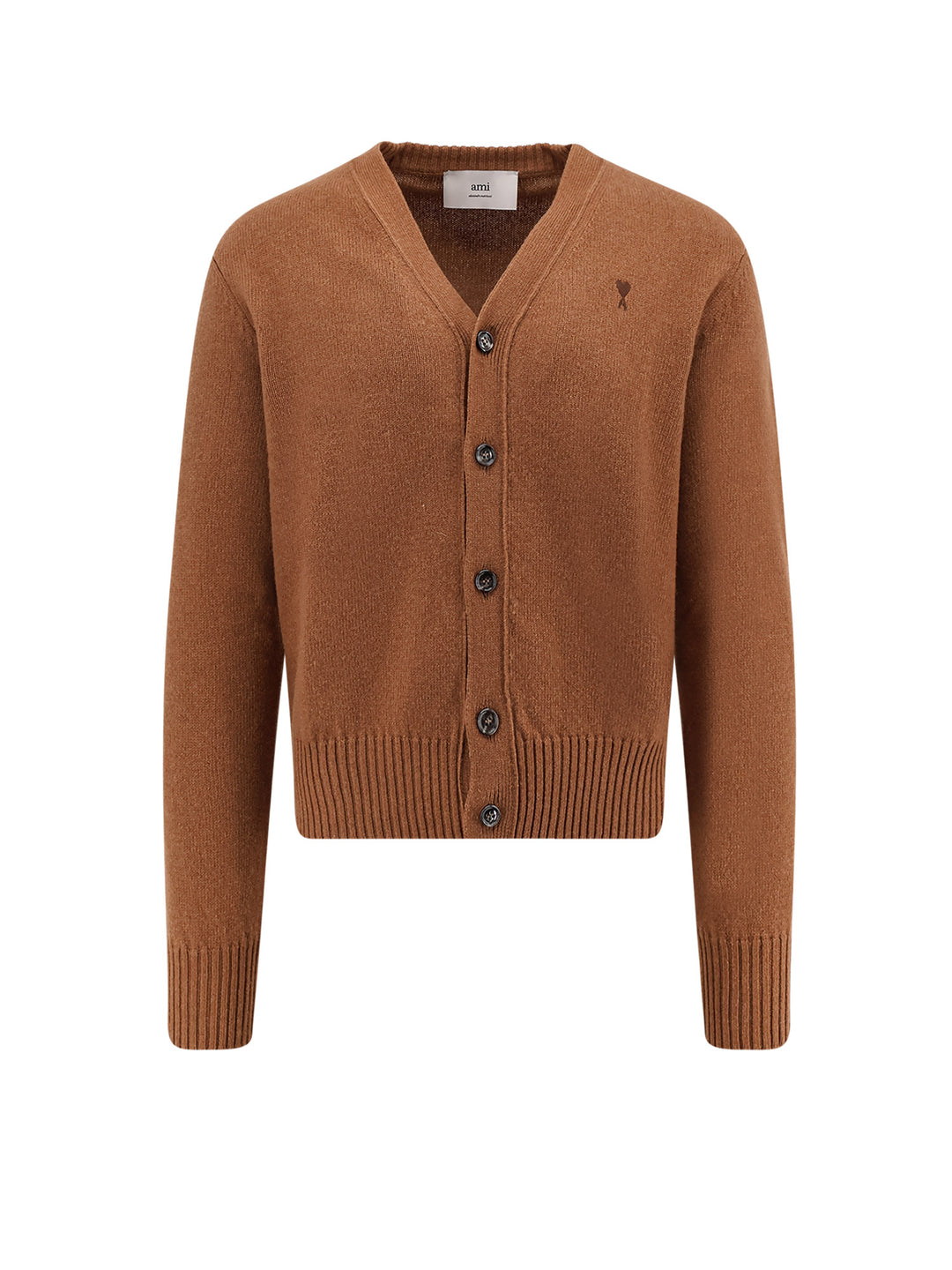 Ami Paris Sweaters - Brown | d75d0a69f0d38b3e29590eceeaf84d956ded1b60