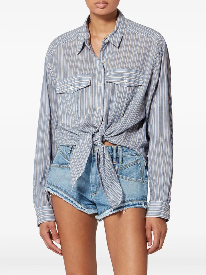 Marant ÉToile Striped - Blue | 0aa6ec669acd7384a87af42f1b754578aa48b6ca
