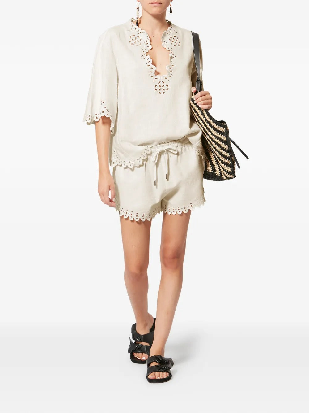 Marant ÉToile Short - White | 49ddf95fb1c4712ed9b9cccd20107c11627eee77