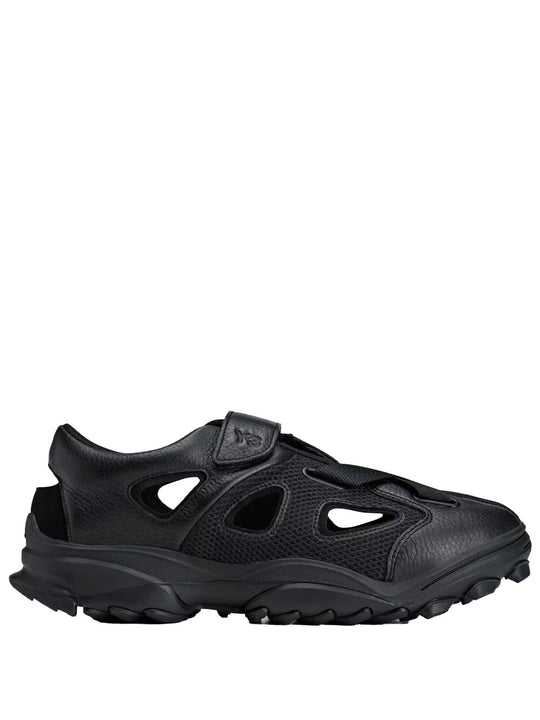 Y-3 Gsg9 Leather And Mesh Sandals