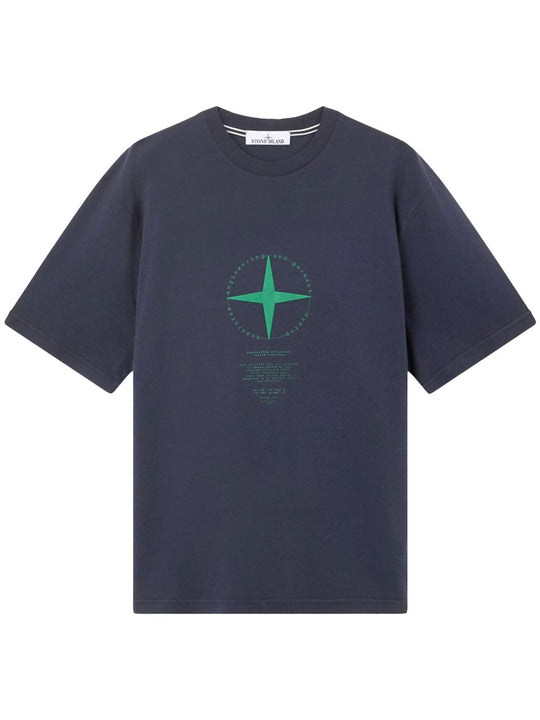 `Light Compass` Print Regular Fit T-Shirt