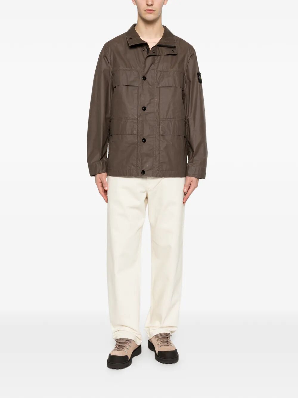 Stone Island Sport jackets & wind breakers - Brown | 0f61e2ff1a7d1a61b619b07321d8777052195fdb