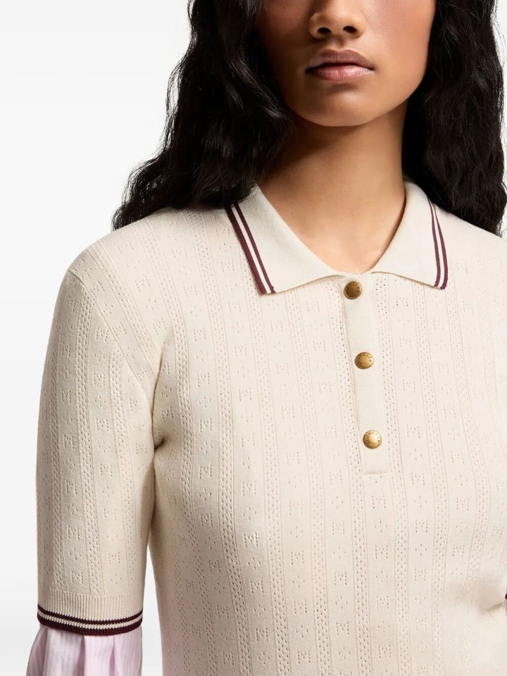 Moncler Polo - Nude & Neutrals | 6dc0cdb5bde7e104c471718fe0daa71071f5ebda