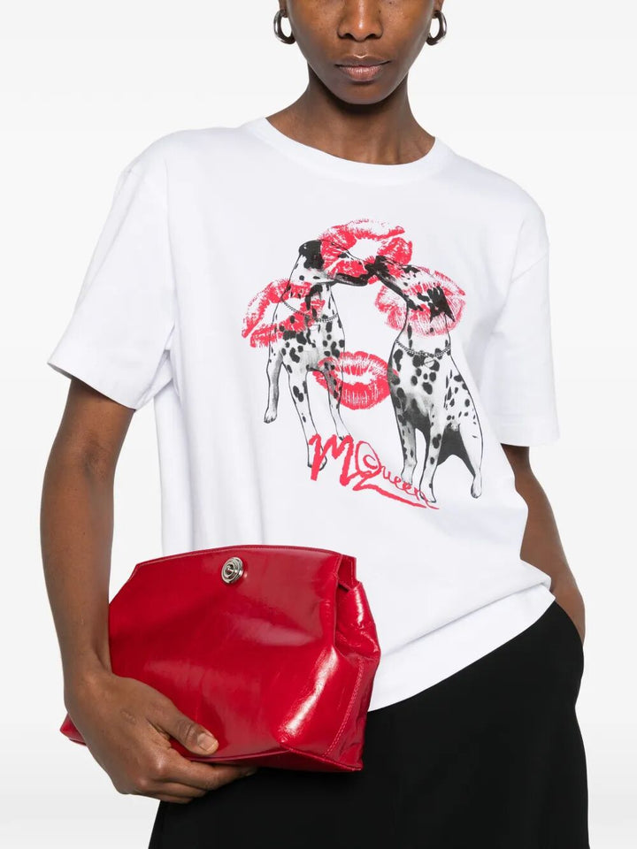 Alexander Mcqueen T-shirts - White | de8e49b9fa25f68f4d1ae4c3a3917d955b5d060c