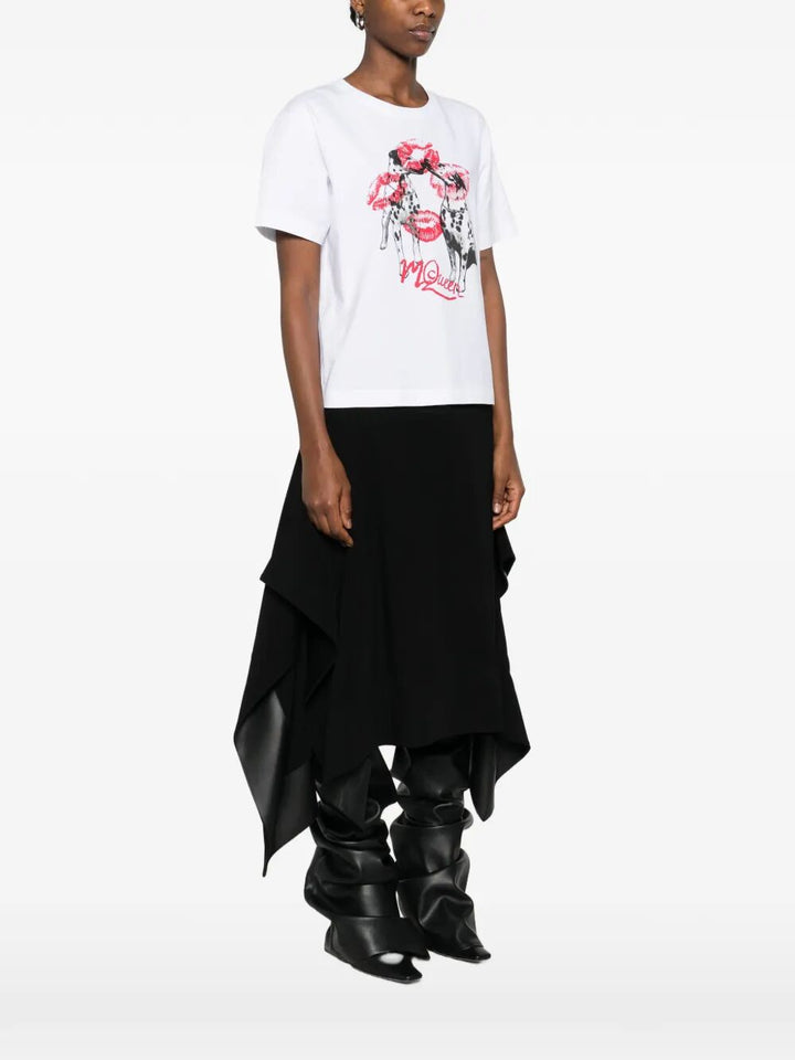 Alexander Mcqueen T-shirts - White | cba8ed0b77210d4f1b15de4c5b10a1439db834e9