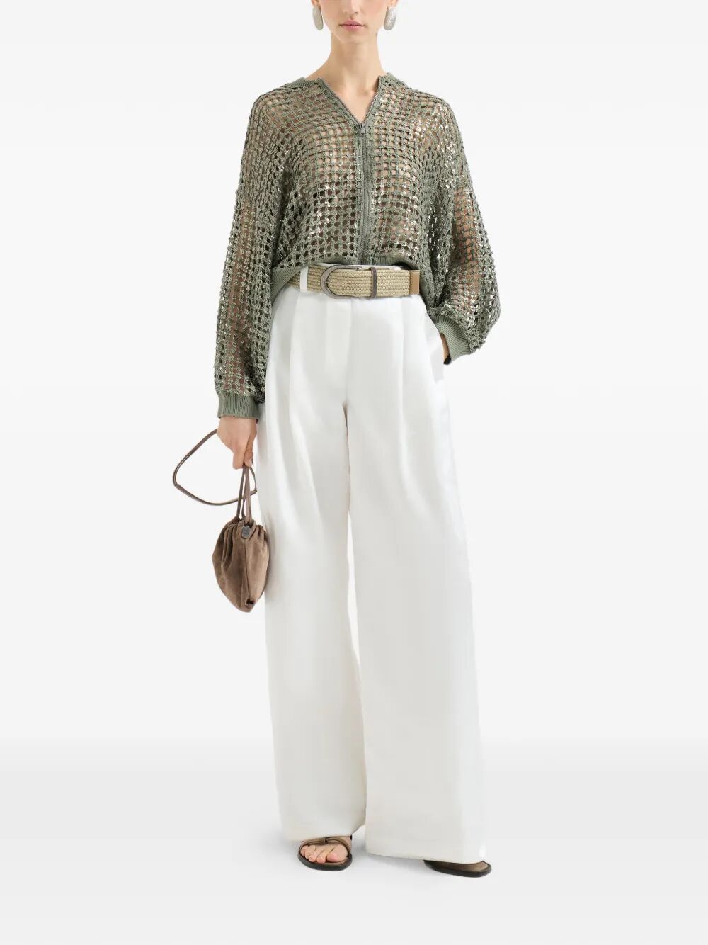 Brunello Cucinelli Cardigan - Green | 61c57697302dc86c344bfec27599cb9660ef5c21