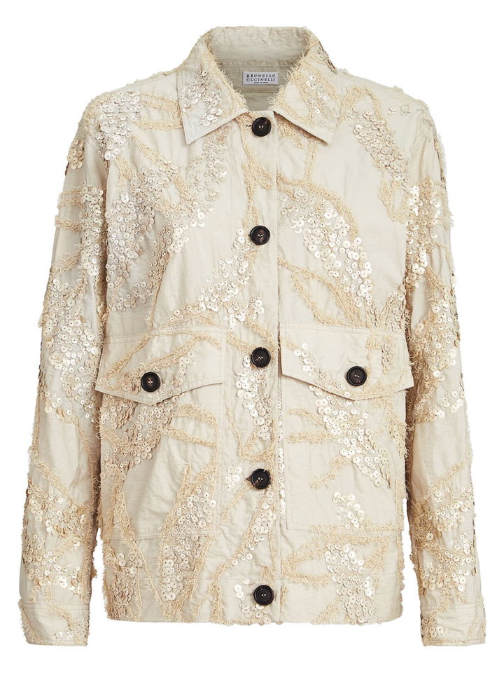 Brunello Cucinelli Shirt jackets - Nude & Neutrals | f1f0c6e809b87a417a51b0f48a374eddfca3a883