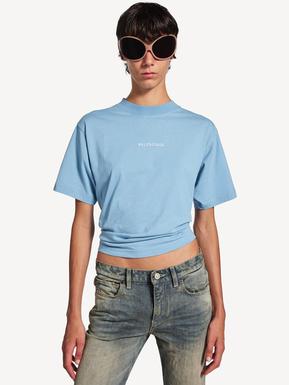 Balenciaga T-shirts - Blue | e1c9d4a009d7f25c367641da19d8c51e56512bbe