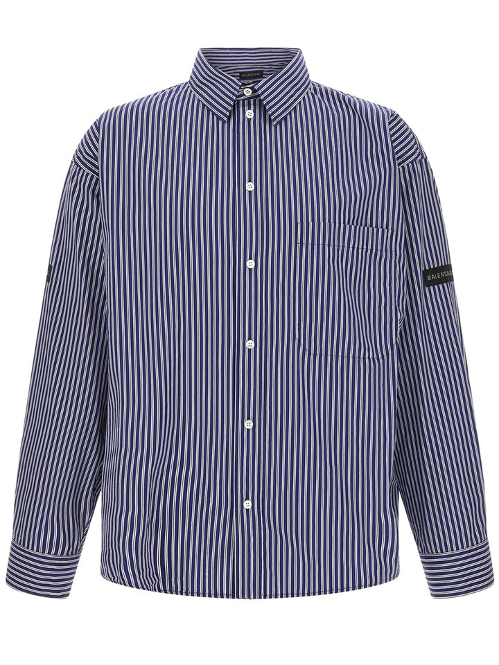 Balenciaga CAMICIA - Blue | aa67fbe0d725dc66e7c1d4874a9d3a497f70e134