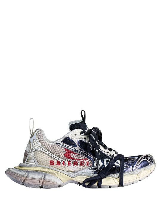 3xl Split Worn-Out Effect Sneakers