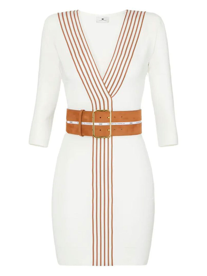 Elisabetta Franchi Midi dresses - White | e42856c6b8503886da67ea406937ca91d3e546b4