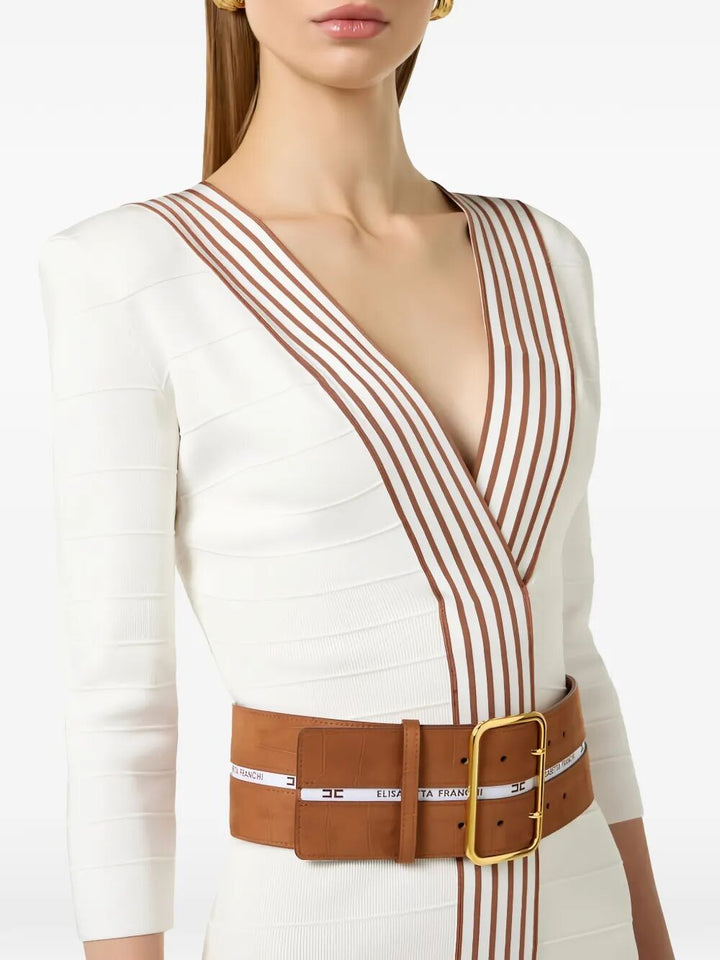 Elisabetta Franchi Midi dresses - White | fddfa249e01cad9da768f8042149762b516afea4