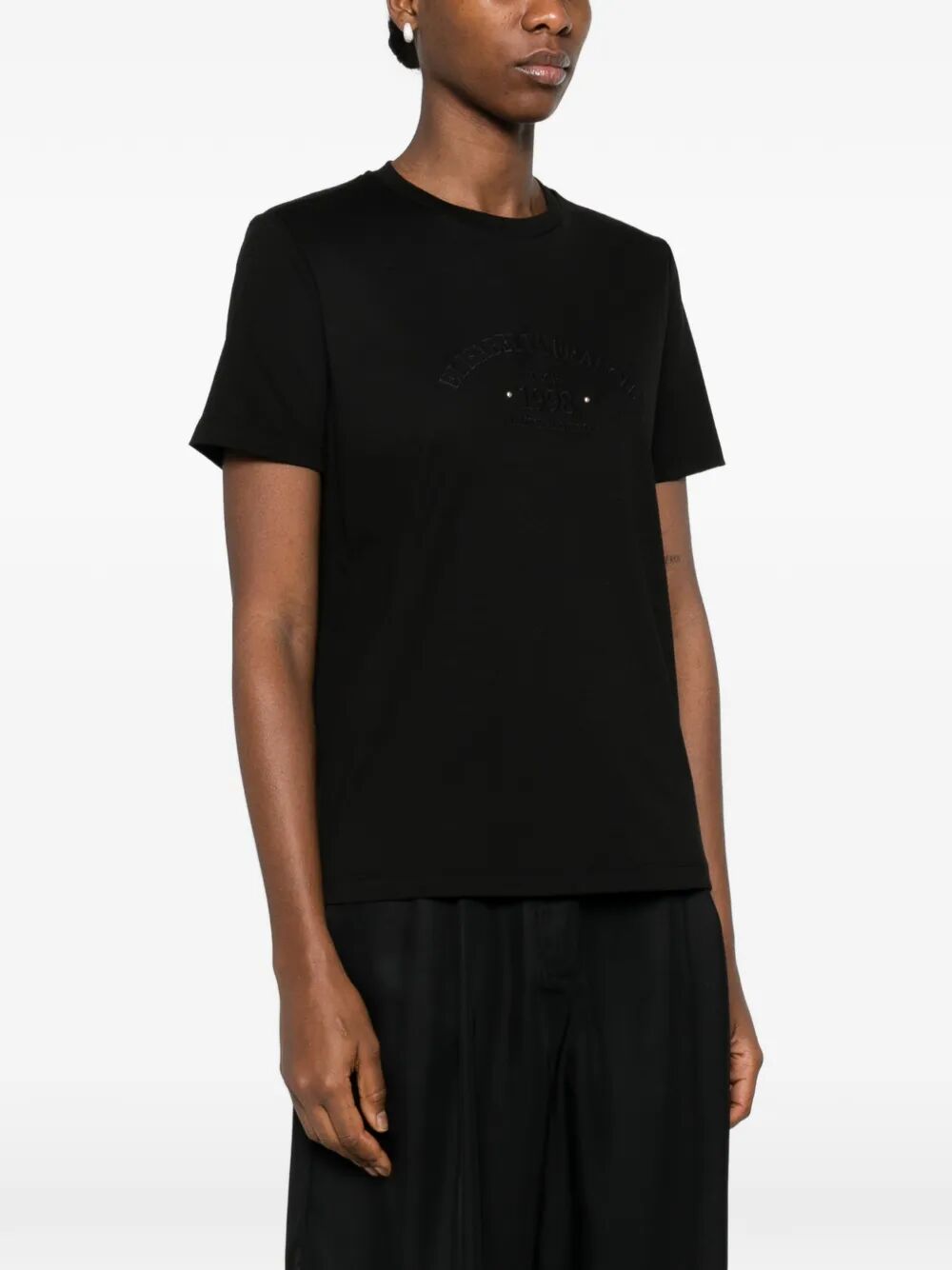 Elisabetta Franchi T-shirts - Black | 4a6d8f766cc2725857540d5fa936fc866072441a