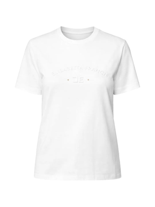 Logo Embroidery Cotton T-Shirt