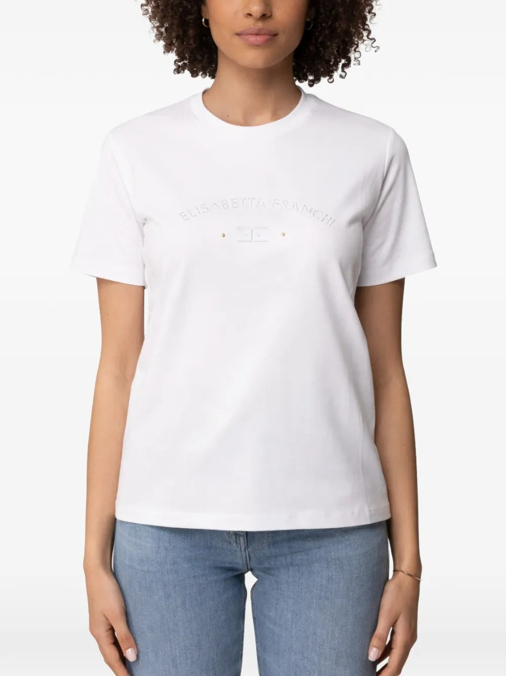 Elisabetta Franchi T-shirts - White | 85ece0c26e84585a4deacc9c665221fde5408973
