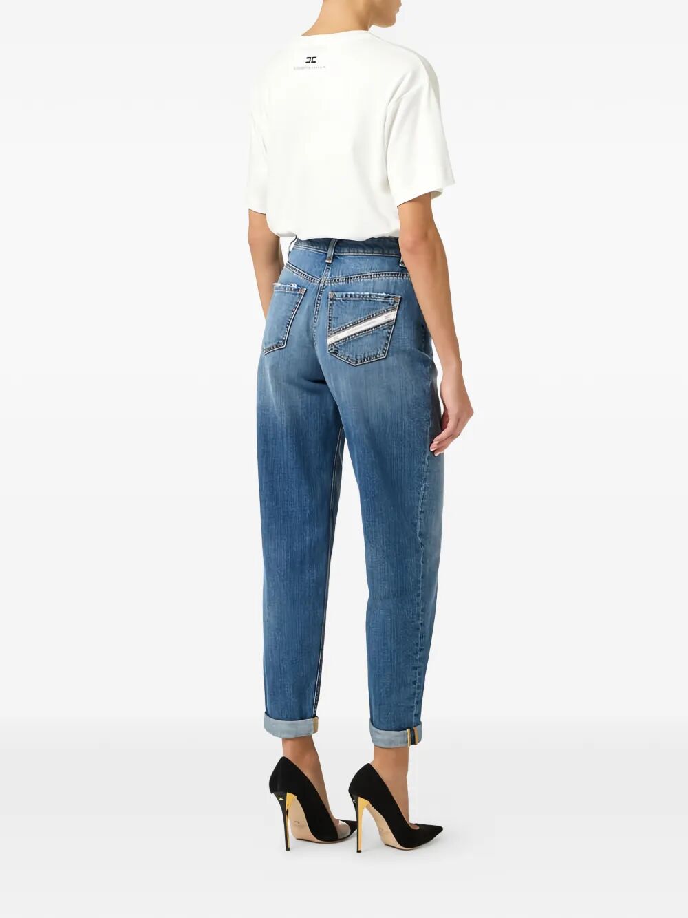 Elisabetta Franchi Tapered - Blue | 11753297266f062b0ca8fea67e5461177622d11c