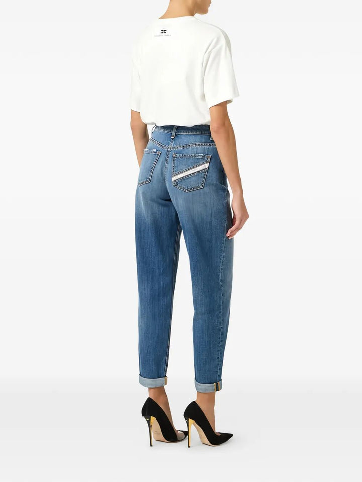 Elisabetta Franchi Tapered - Blue | 11753297266f062b0ca8fea67e5461177622d11c