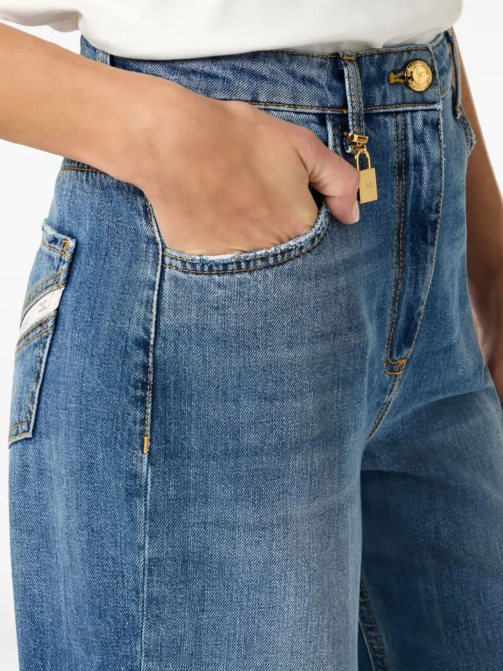 Elisabetta Franchi Tapered - Blue | 24e87992f449822a57fbb7de6e968a2731044724