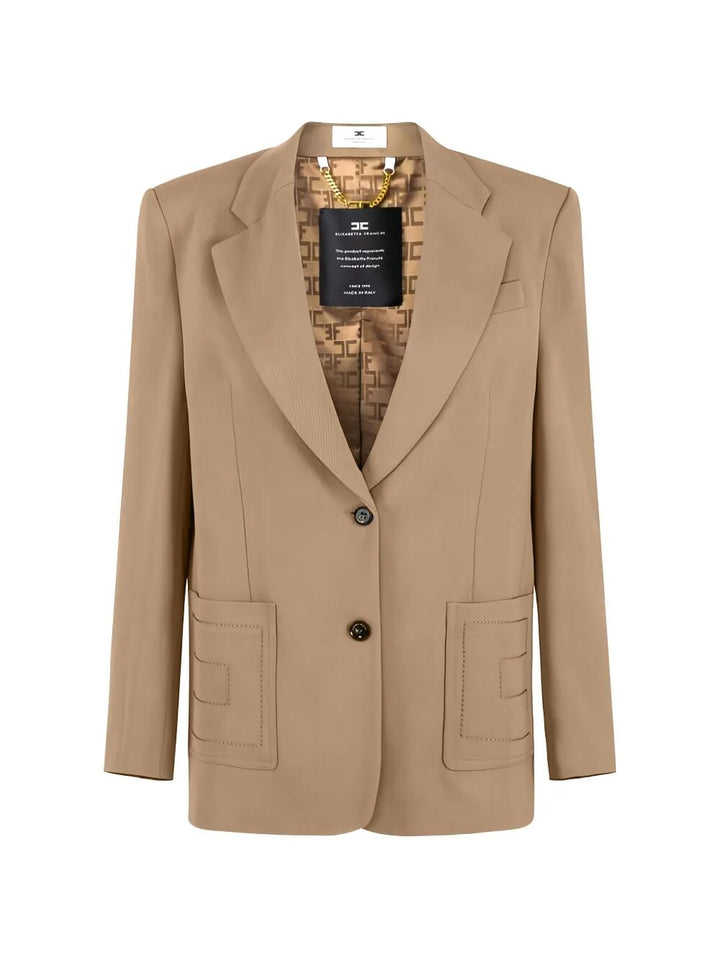 Elisabetta Franchi Blazer - Brown | 78640be3cdfd584c3ce9d415e8ba2b996a3fddef