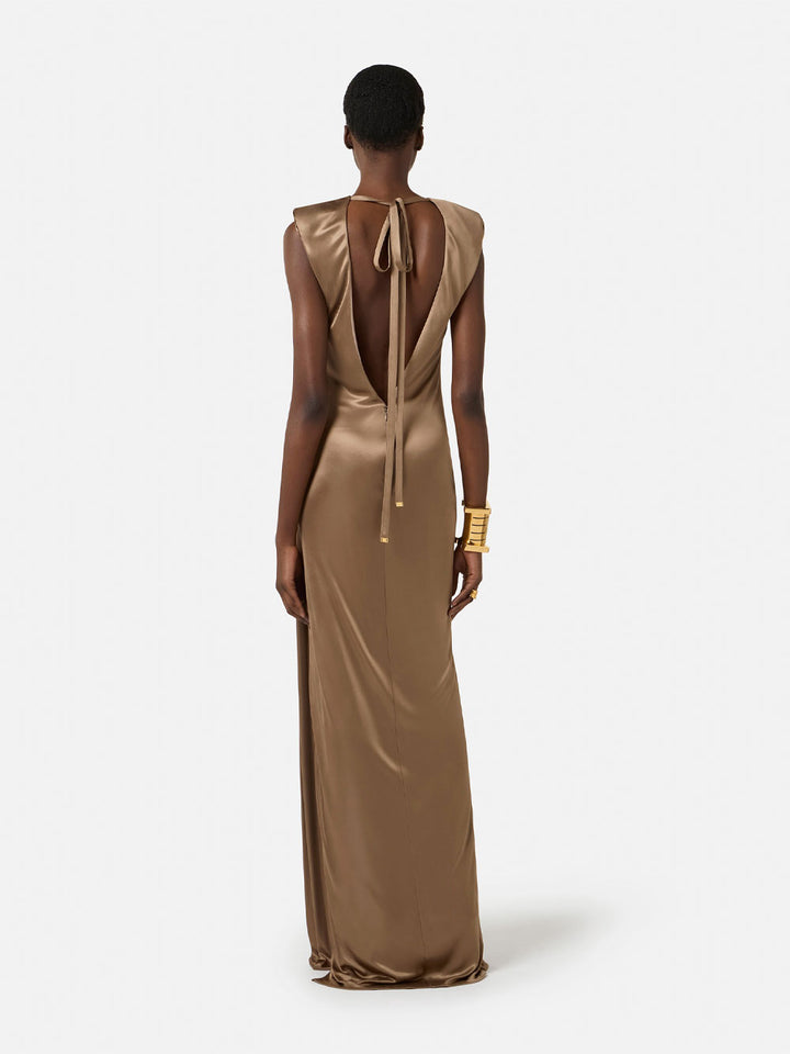 Elisabetta Franchi Long dresses - Brown | a1acb2a69a46a41934cea137fbf7d627fa4e7c15