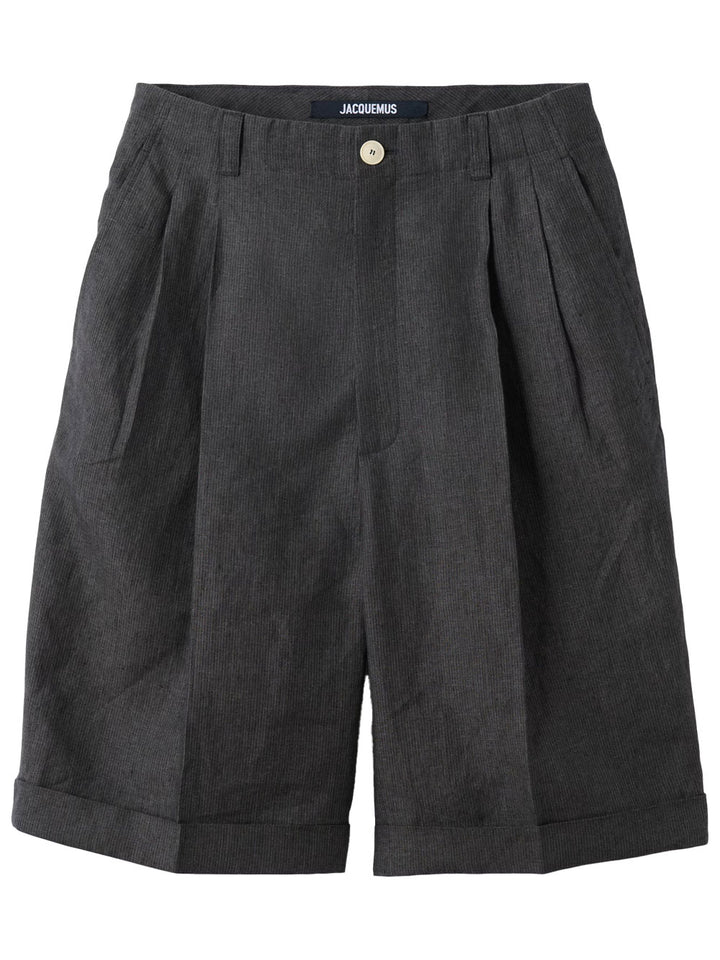 Jacquemus Bermuda - Grey | a2c0e4e304f02b7dc5d3bd57778dbfde7bdda6a2