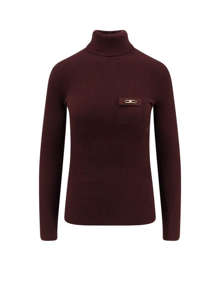 Elisabetta Franchi Sweaters - Merlot | d8a14367c892758ffd1767394dec5820883ad40b