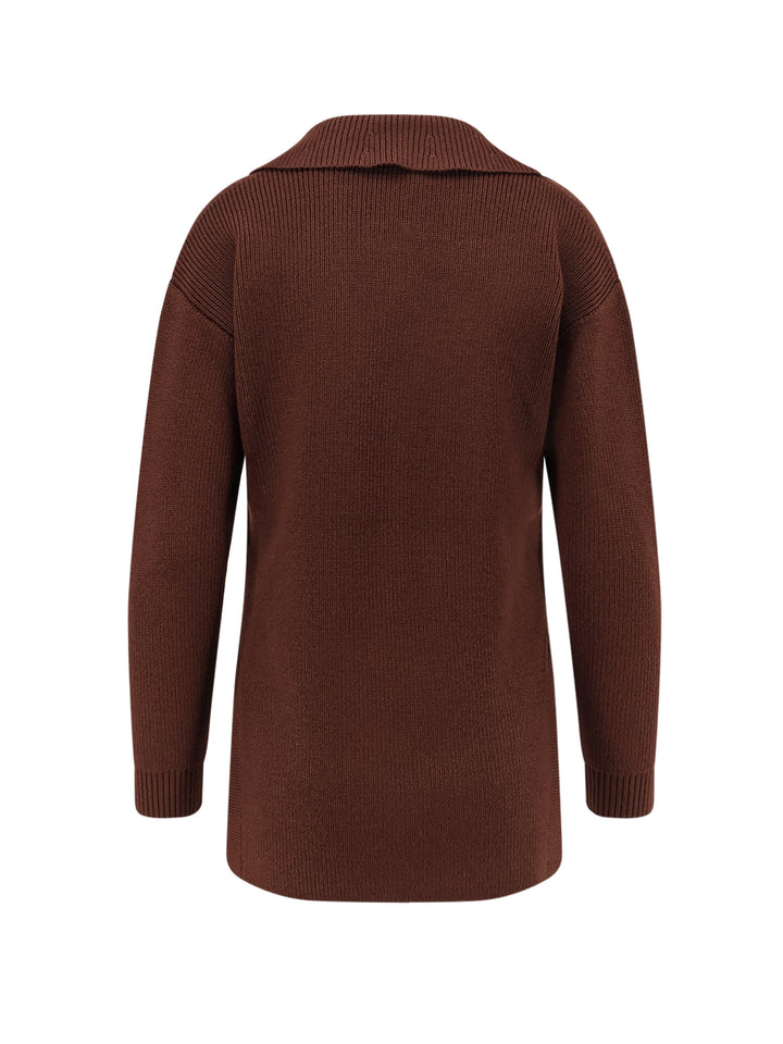 Elisabetta Franchi Sweaters - COFFEE | 32cf870aeee3ffe648a7213a259f2769a13f3819
