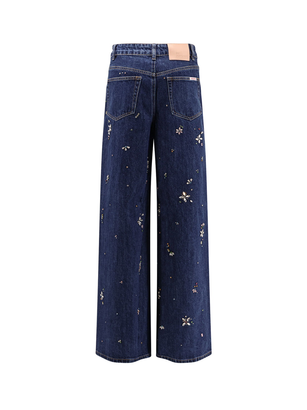 Self Portrait Jeans - Blue and green | 0272d2276cfcf15e3a322fed938aedffe5f3ff17