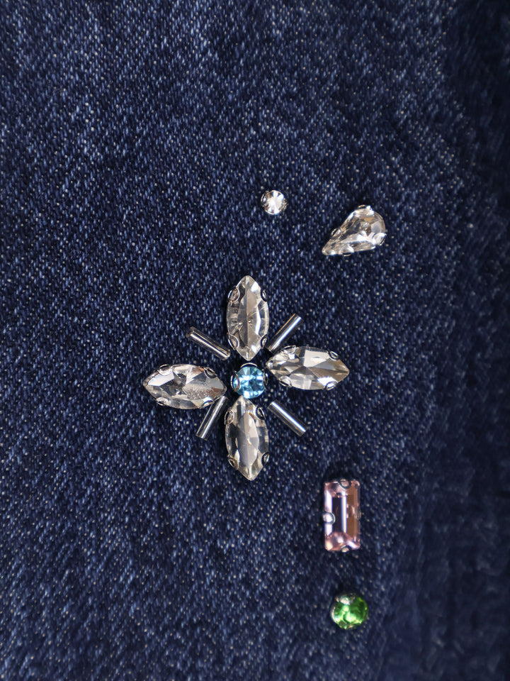 Self Portrait Jeans - Blue and green | 80a06db852f0d51895e86fd273e338d4094796e8