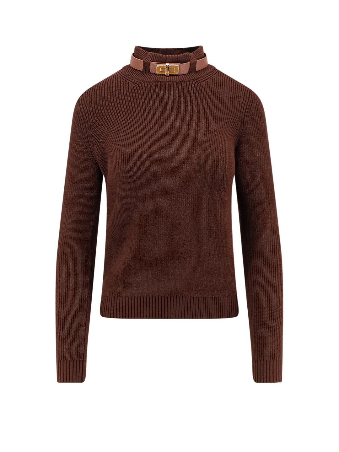 Elisabetta Franchi Sweaters - COFFEE | 0f003c54e7c6cd6278b73679a767a41d46754447