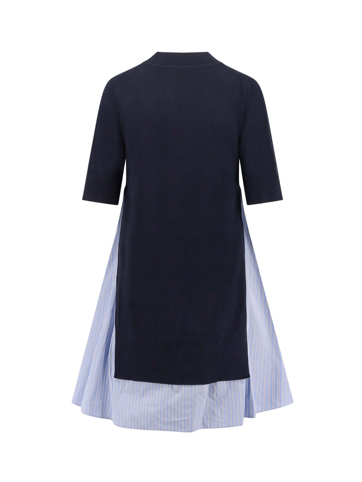 Sacai Dresses - NAVY L BLUE STRIPE | c6aabfbf0df6634e64231bab30fe6f4160e255c6