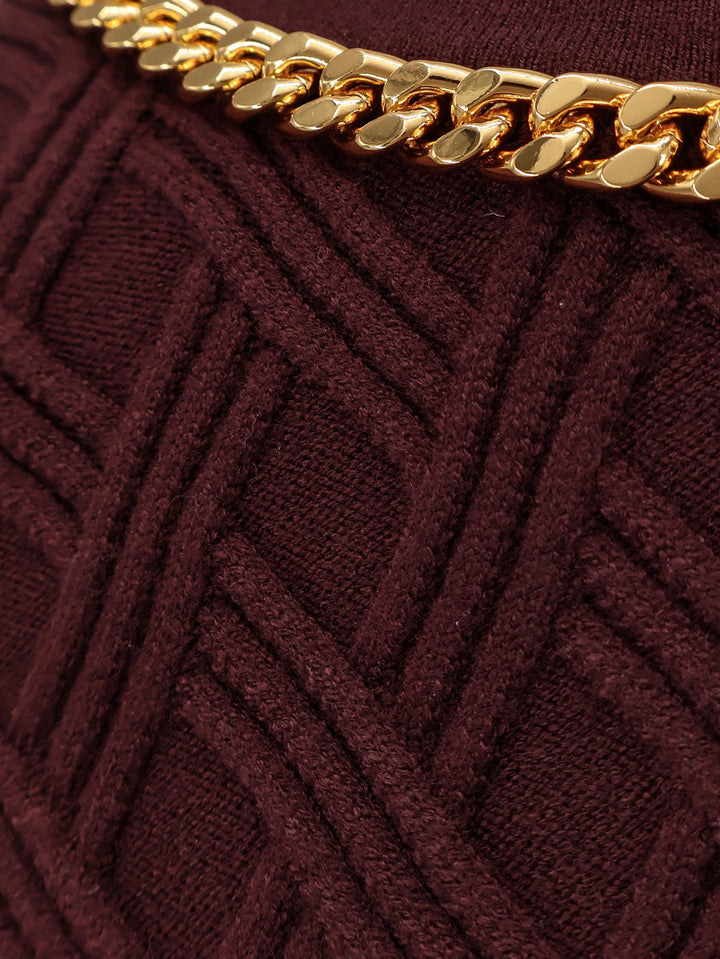 Elisabetta Franchi Sweaters - Merlot | a73f0dc8ce5935176d3b26635b5a1e210ef28c1b