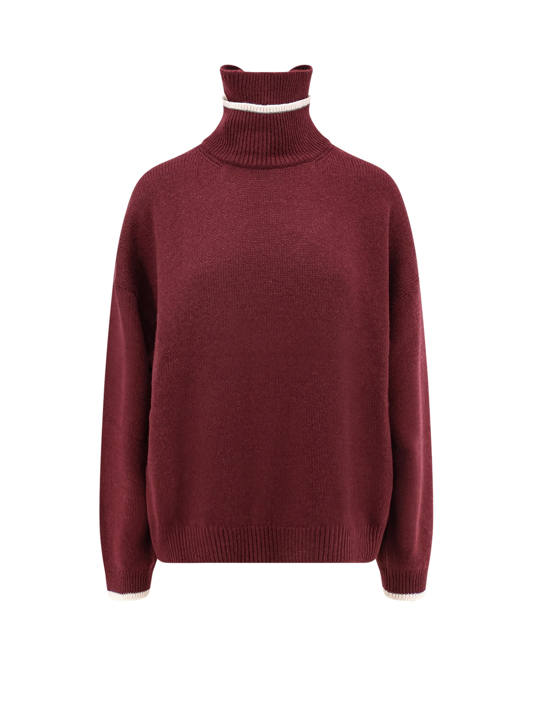 Brunello Cucinelli Sweaters - AMARANTO+PIGNA+PANAMA | 5eb7f583201812dc47a4560fbf03ddbe8475ef4b