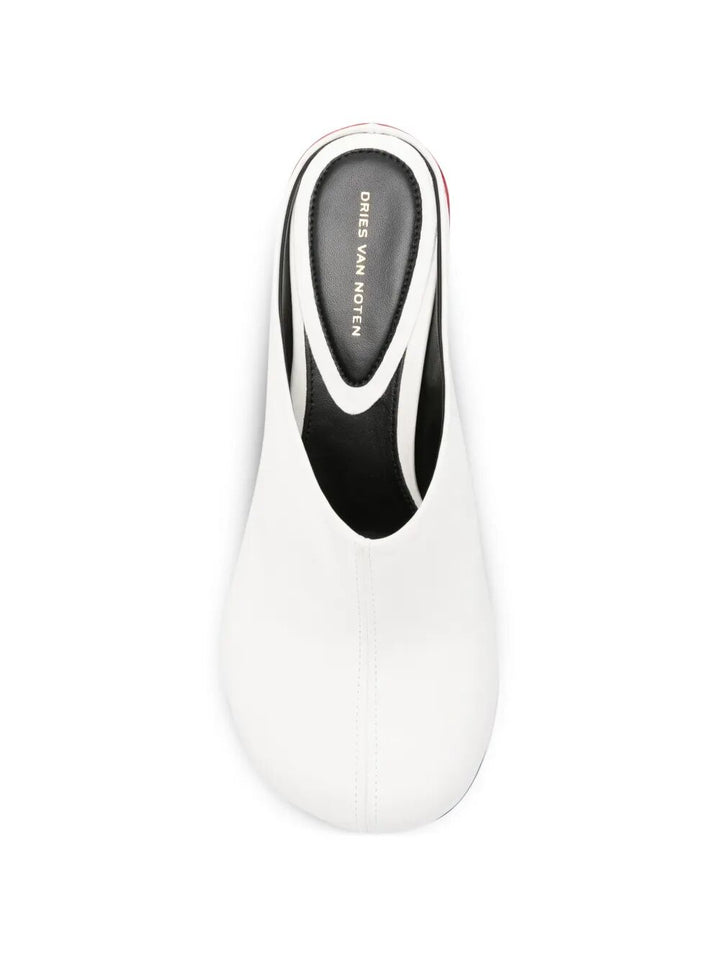 Dries Van Noten Mules - White | 423b1b8db57bd9da724475b902bfb61a3f79174e