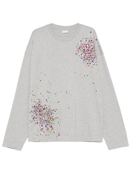 Hegland Firework Embellishment Long-Sleeved T-Shirt