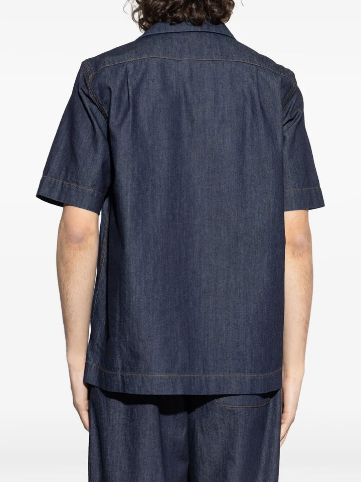 Dries Van Noten Shirts - Blue | 5691cfa9fcc106340e2abed38519ea4f02988906