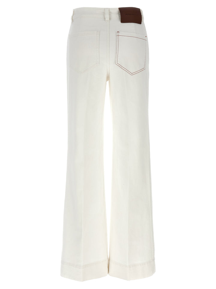 Victoria Beckham Alina Jeans - White | 9532c51919fa2acbe12b0f5027fe6e293a08e0ee