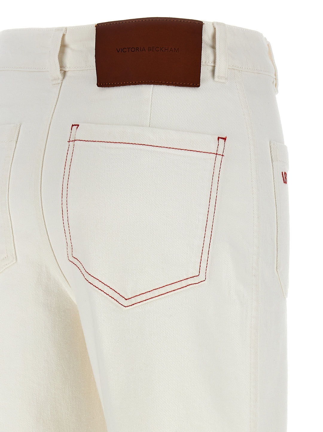 Victoria Beckham Alina Jeans - White | bf04b376c3cdd58c00715ff6ca97e78abf0ff854