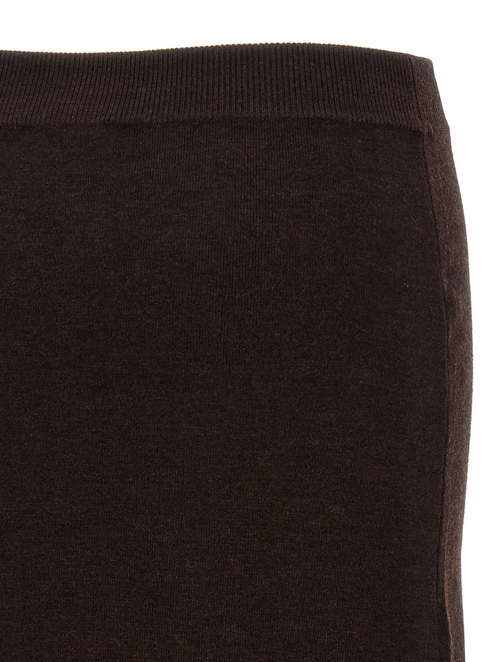 Victoria Beckham Bottoni Skirts - Brown | 718d72c843db2e2827f56836992807cac83d3118